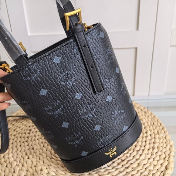 MCM AREN Mini Tote Bag Crossbody Bag Bucket Bag Women's Bag - Picture 5 of 9